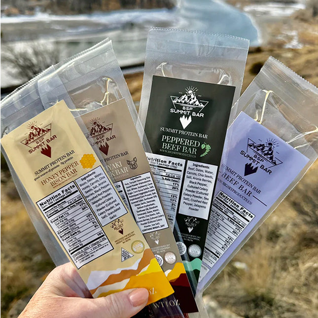 Grass fed real meat healthy protein bars for humans