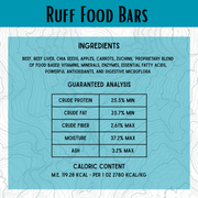 Beef Ruff Food Bars