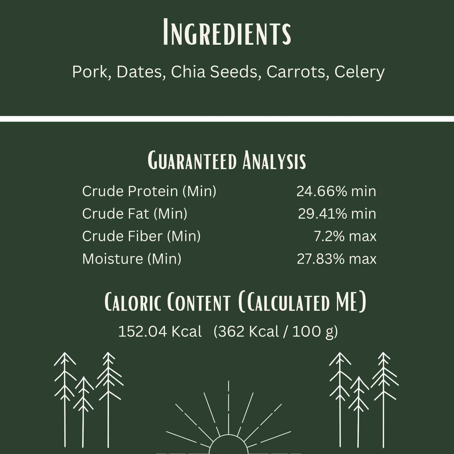 Ruff Bar® Pork — High-Protein Adventure Energy Bar for Active Dogs