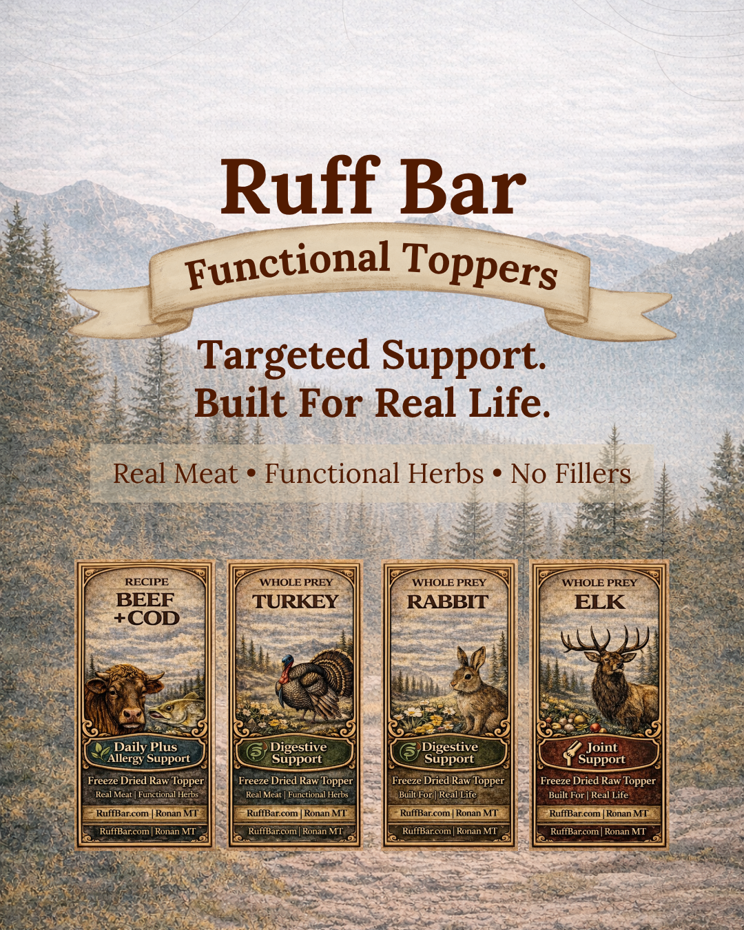 Turkey & Digestive Support Functional Topper