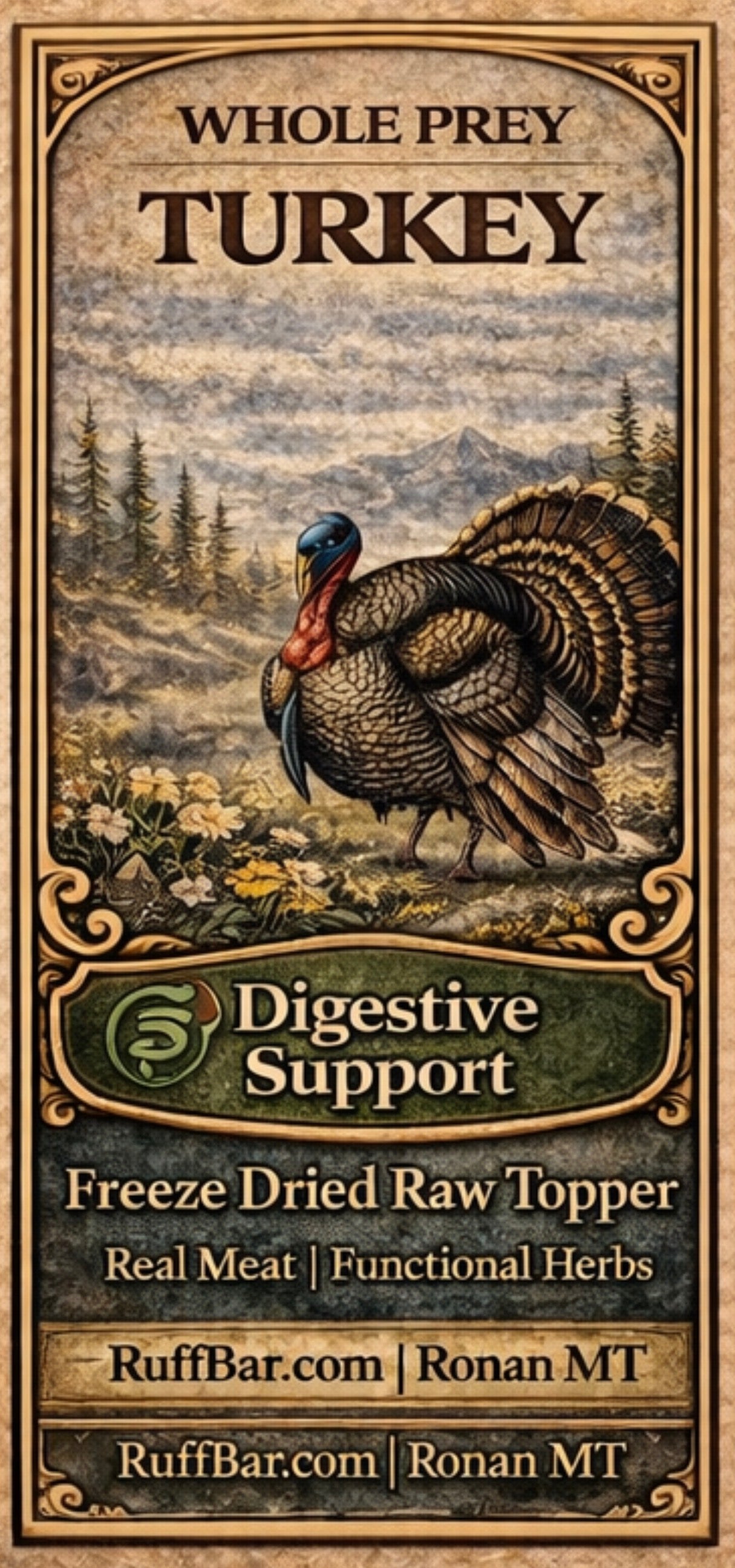 Turkey & Digestive Support Functional Topper
