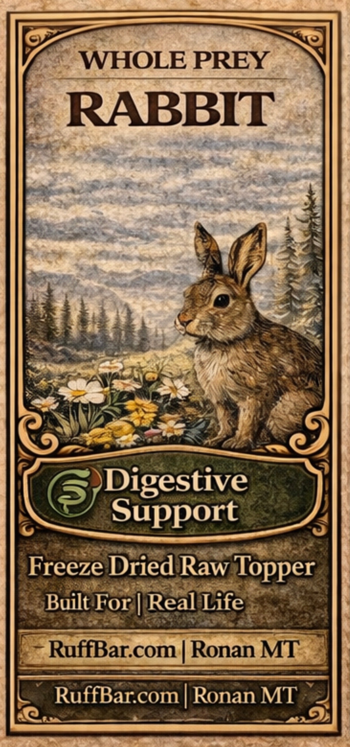 Rabbit & Digestive Support Functional Topper