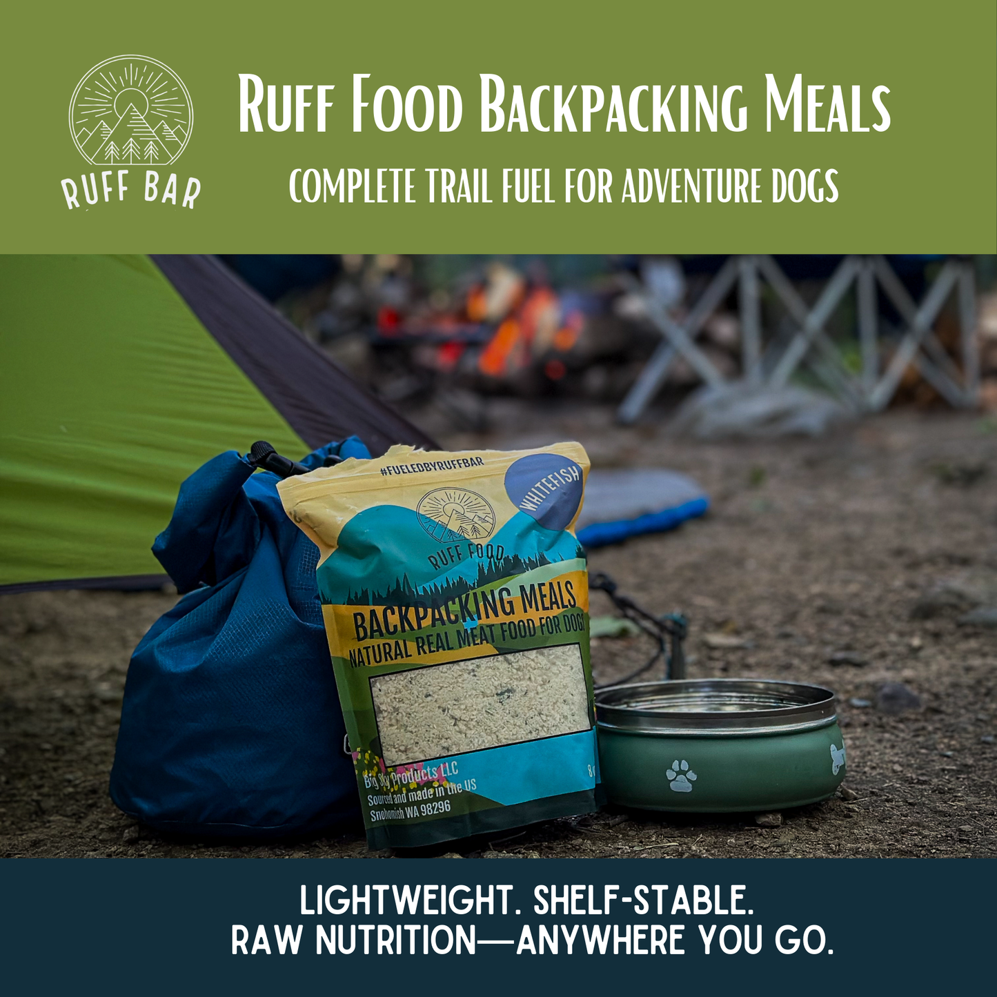Beef Ruff Food Freeze Dried Raw Backpacking Meals