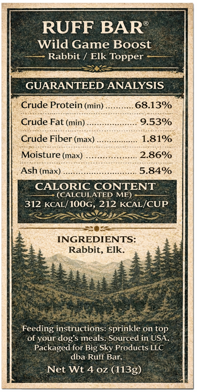 Elk & Rabbit Recipe Pure Blend Toppers