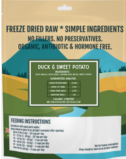 Duck & Sweet Potato Ruff Food Freeze Dried Raw Backpacking Meals