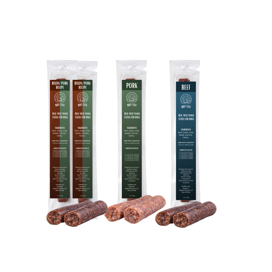 Ruff Stix® Variety Pack — High-Protein Trail Fuel for Active Dogs