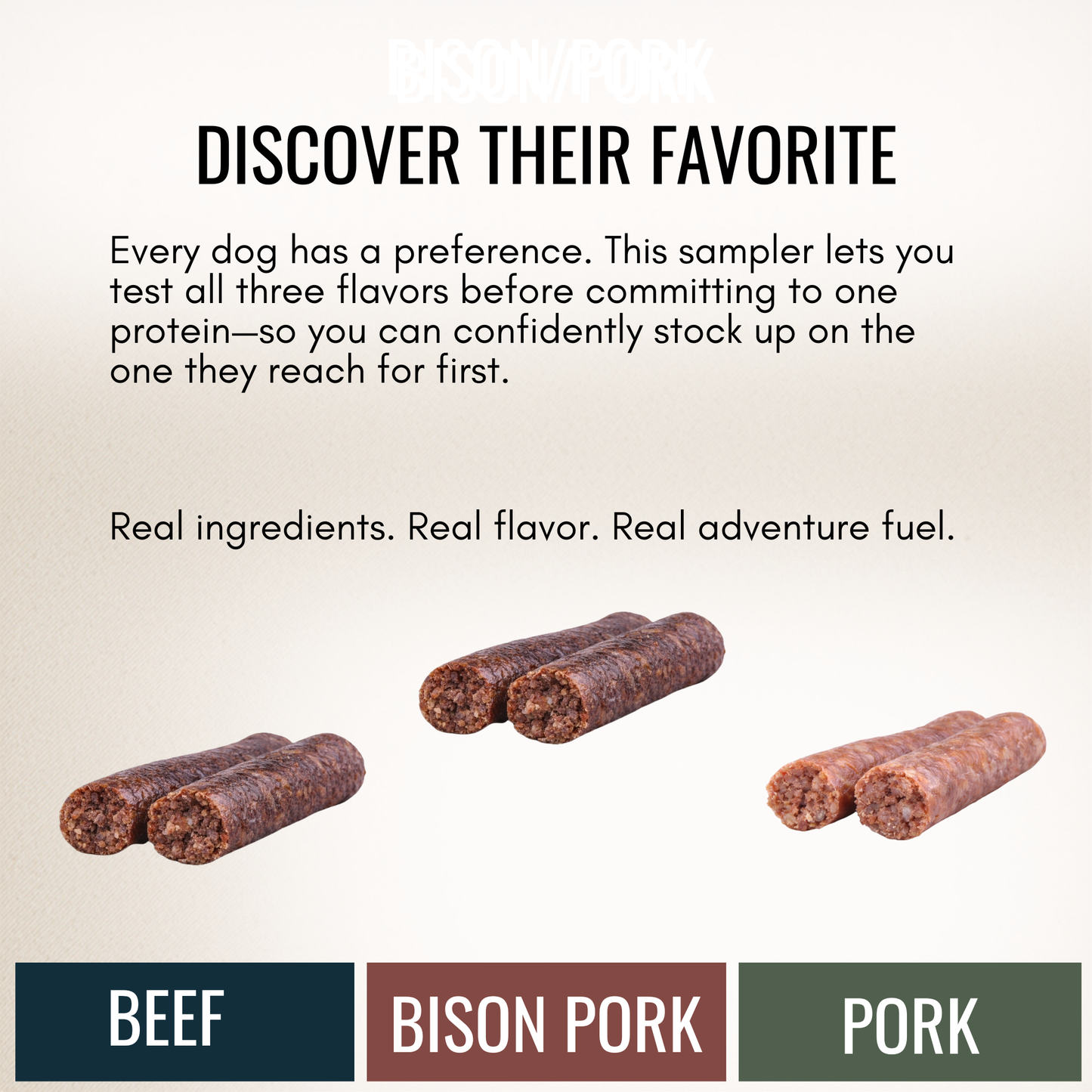 Ruff Stix® Variety Pack — High-Protein Trail Fuel for Active Dogs