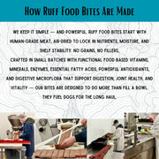 Bison/Beef Ruff Food Bites