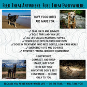 Bison/Beef Ruff Food Bites