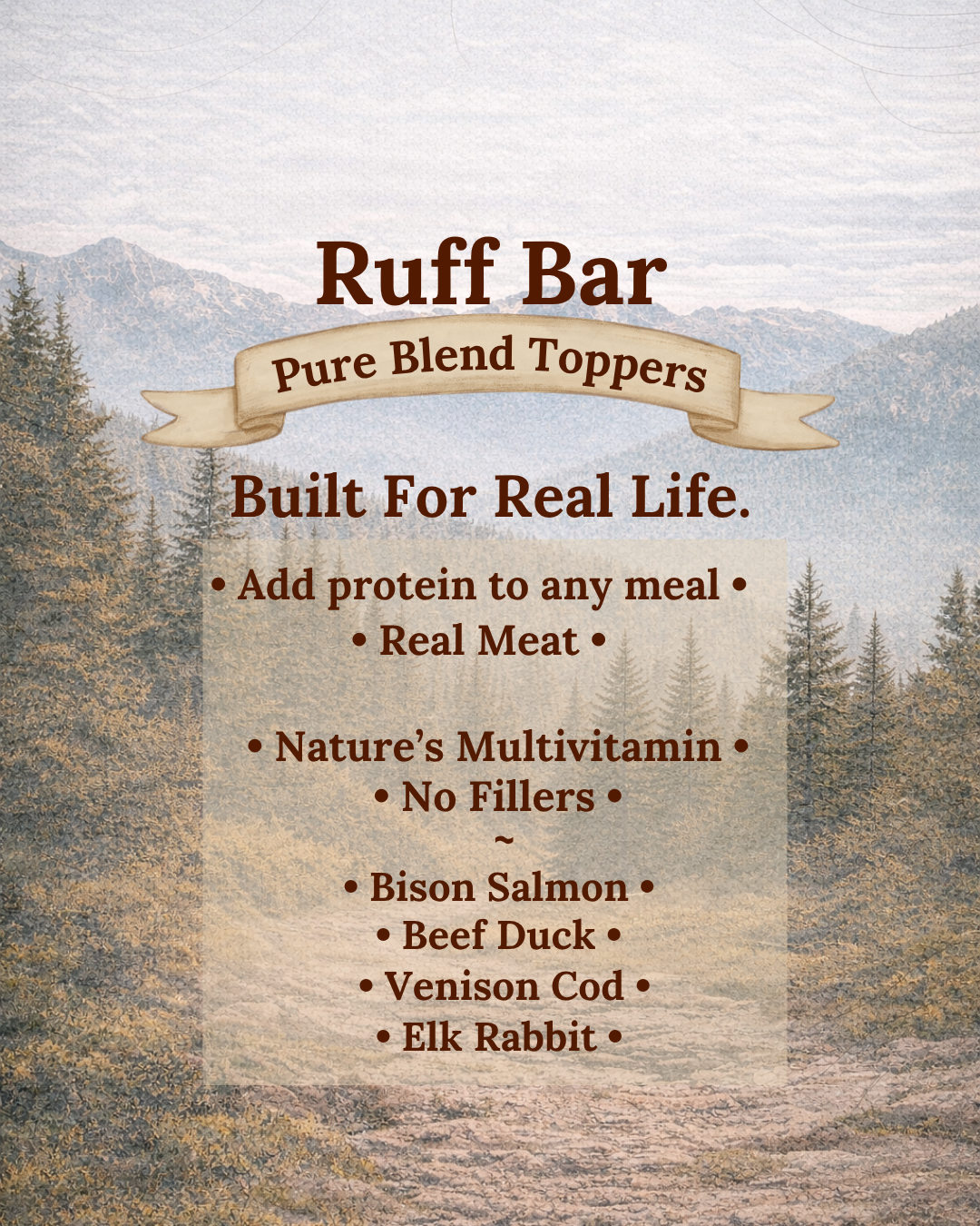 Elk & Rabbit Recipe Pure Blend Toppers