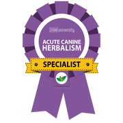 Acute Canine Herbalism Specialist Degree Certificate